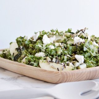 Virtuous Kale Salad - Three Silver Spoons