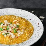 Go-To Red Lentil & Vegetable Soup - Three Silver Spoons